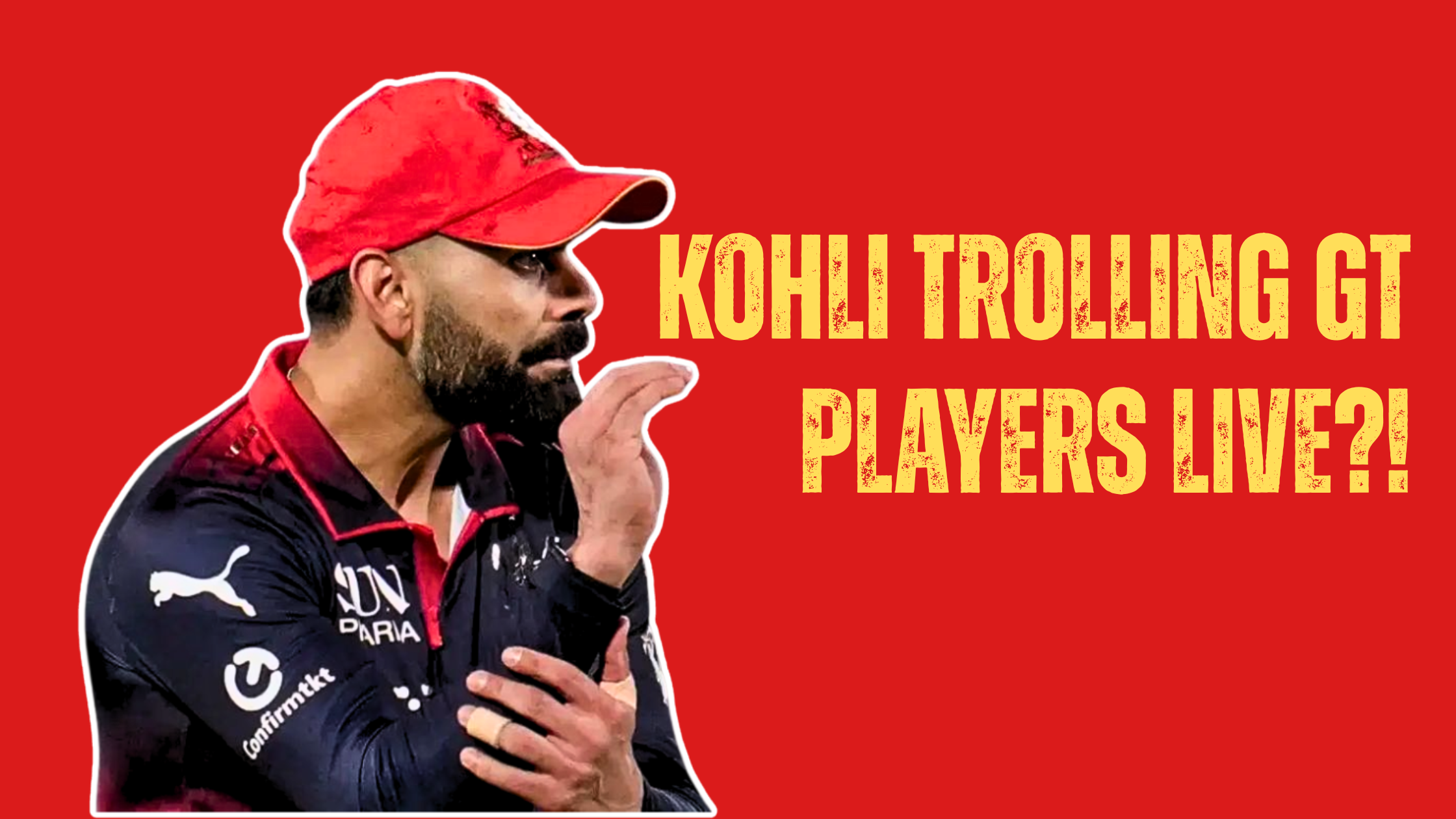 “KOHLI TROLLING GT PLAYERS LIVE?!” — Virat’s Viral On-Field Teasing Sparks IPL Chaos