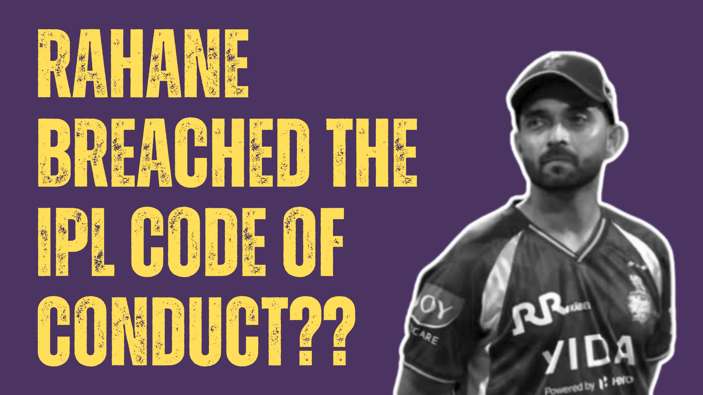 “BCCI WARNING ISSUED?!” — Rahane’s Rough IPL Gets WORSE as Code Breach Adds to KKR Chaos